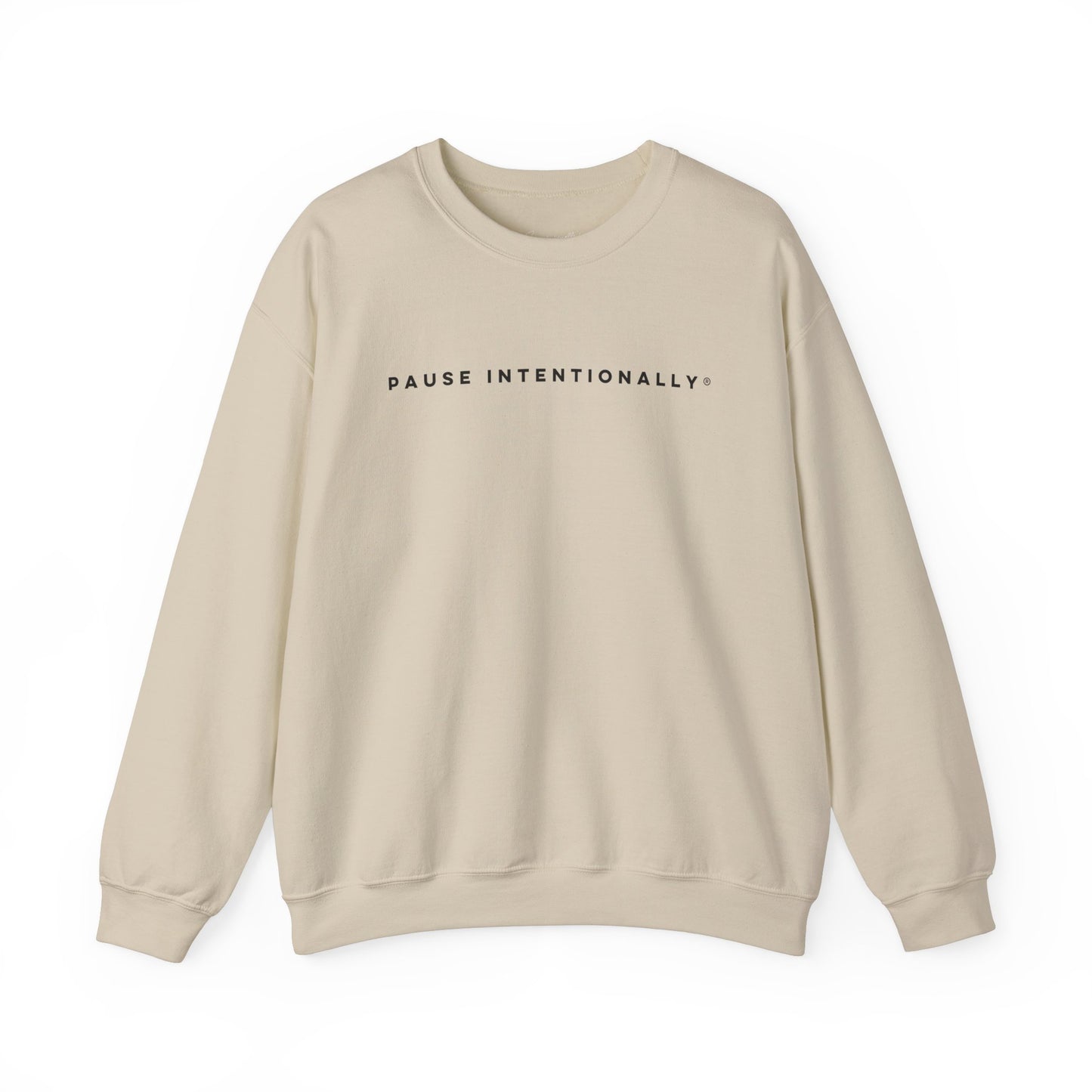 Pause Intentionally Crewneck Sweatshirt