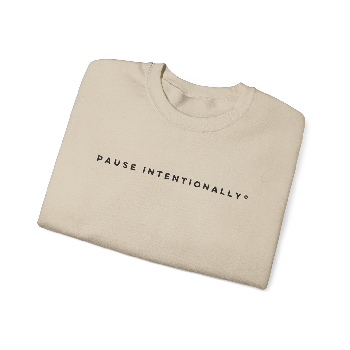 Pause Intentionally Crewneck Sweatshirt