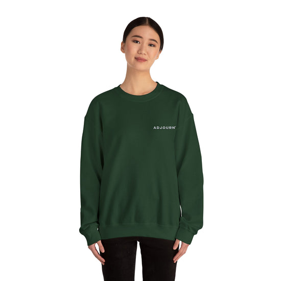 Adjourn Embroidered Crewneck Sweatshirt