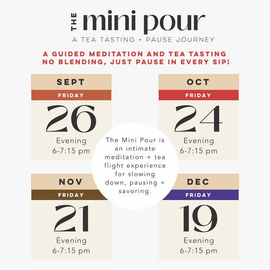 Mini Pour Tea Tasting Experience