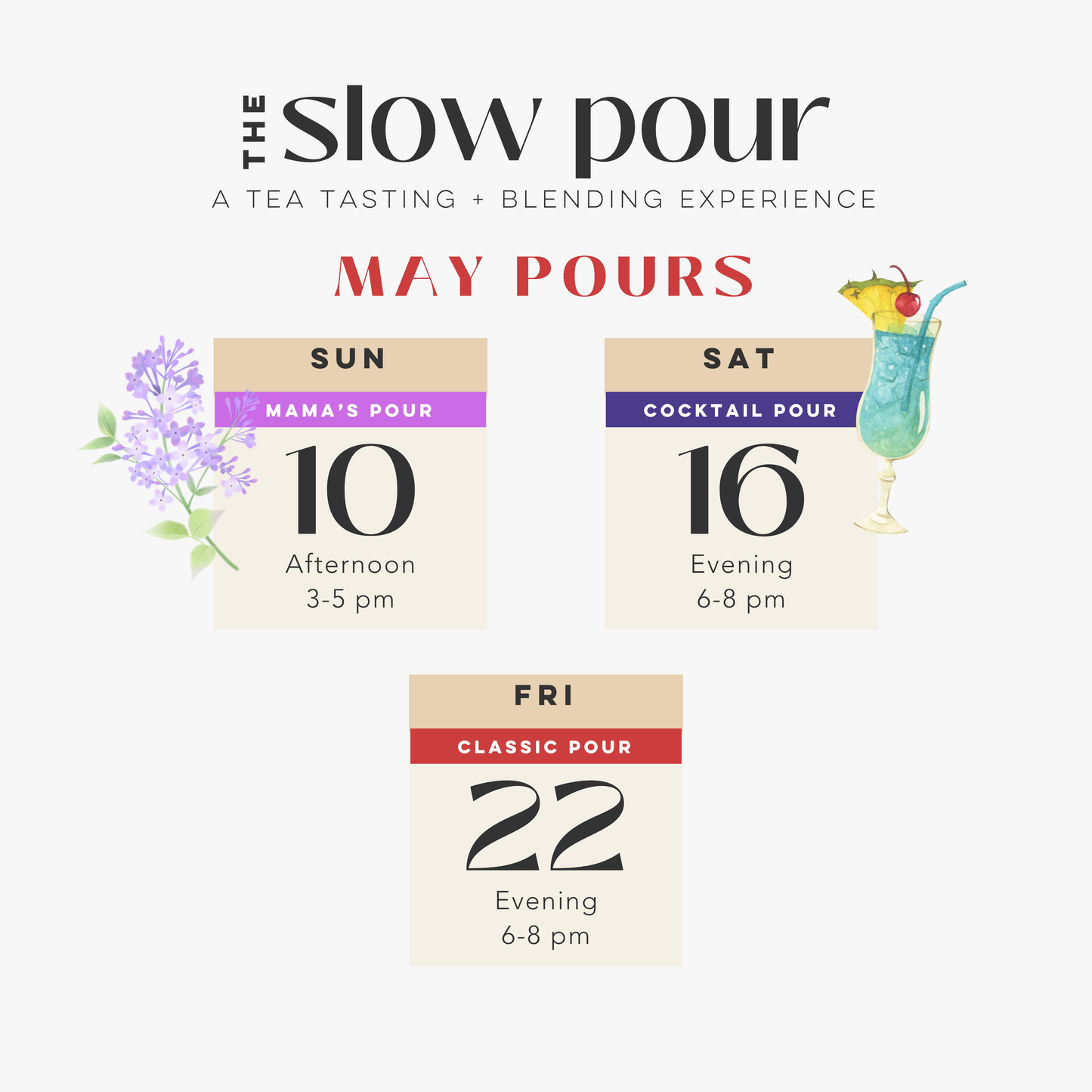 April Slow Pours